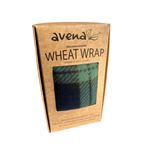 Blue Tartan Wheat Wrap in Gift Box